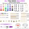 6000 Clay Beads Bracelet Making Kit, 24 Colors Flat Preppy Beads for Friendship Bracelets, Polymer Clay Beads with Charms for Jewelry Making, Crafts Gifts for Girls Ages 6-12